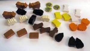 Agricola Revised Edition shaped wooden bits