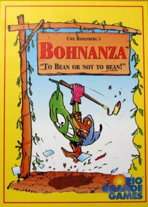 Bohnanza, the highly interactive card game of bean growing and trading