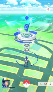 Gym from outside in Mystic team's controls