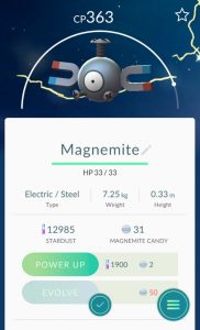 Hatched Magnemite's profile