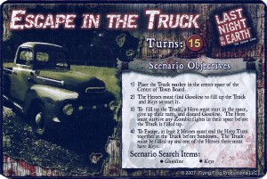 Last Night On Earth: The Zombie Game - Escape In the Truck scenario