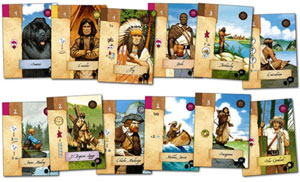 Lewis & Clark encountered character cards