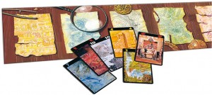 Lost Cities - board and sample cards