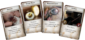 Mansions of Madness 2nd Ed sample item cards