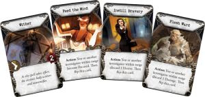Mansions of Madness 2nd Ed sample spell cards