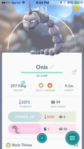 Onix detail page