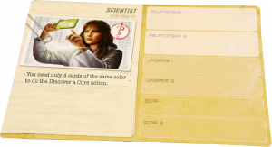 Pandemic: Legacy sample Character card