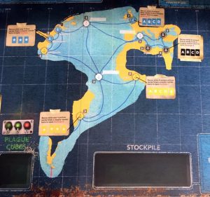 Pandemic Legacy: Season 2 - starting map