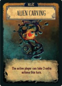 Pandemic: Reign of Cthulhu - sample Relic card