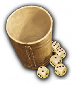 Stone Age dice cup