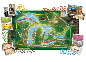 Ticket to Ride: Rails & Sails - Great Lakes map