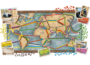 Ticket to Ride: Rails & Sails -The World map