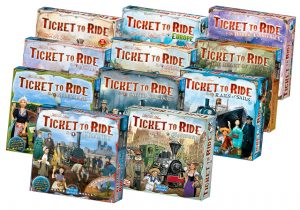 Ticket to Ride series of games and map expansions