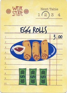 Wok Star Egg Rolls Order Card