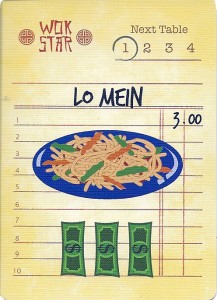 Wok Star Lo Mein Order Card