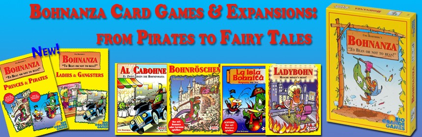 Bohnanza Card Games & Expansions - from Pirates to Fairy Tales